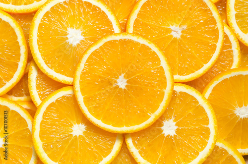 Orange slices background