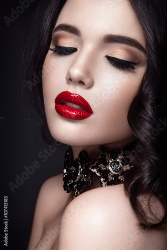 Poster Beautiful woman portrait