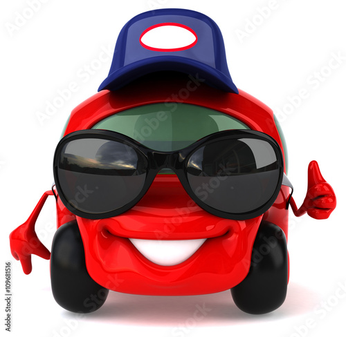 zabawny-samochod,-raper,-muzyka,-grafika-3d