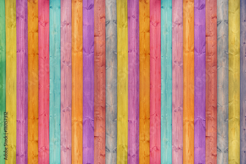 Fototapeta color wooden wall texture for background