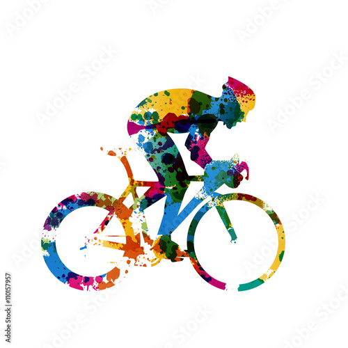 Obraz na płótnie vélo graphisme design