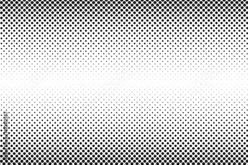 Fototapeta Medium dots halftone vector background. Overlay texture.