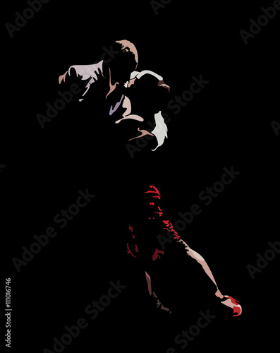 Obraz Fotograficzny Tango dance of passion