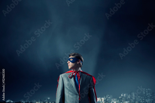 He is powerful and determined