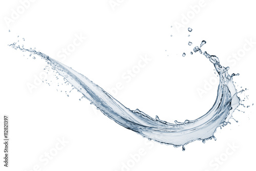 splashing water