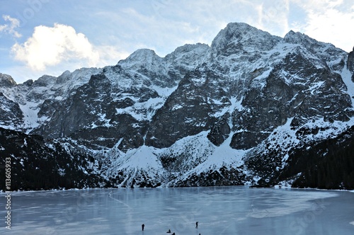 Plakat Morskie Oko Zimą Tatry Morskie Oko Tatry Zakopane