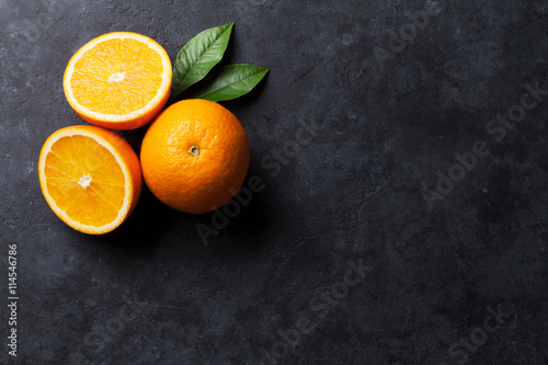 Fresh ripe oranges