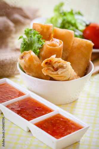Plakát, Obraz Spring rolls
