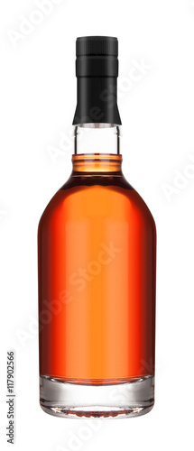 Full whiskey bottle