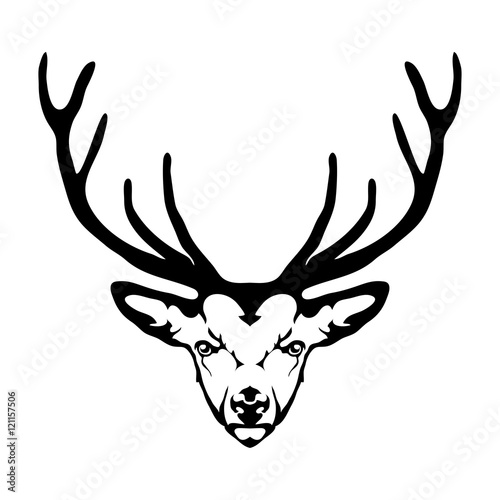 Fototapeta deer logo