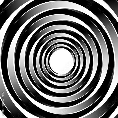 geometryczny-wzor-spirali-z-koncentrycznych-kregow-pierscienie