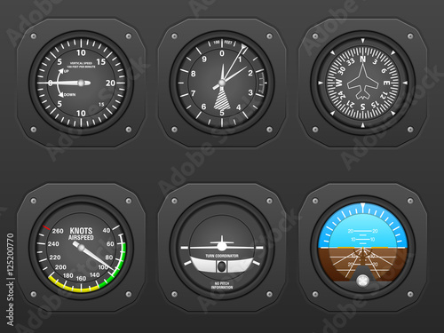 Airplane dashboard