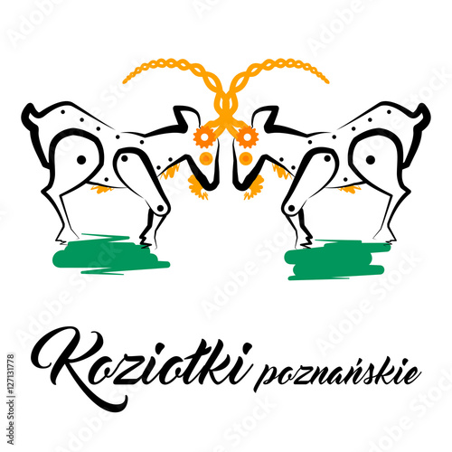 Obraz na płótnie Koziołki poznańskie