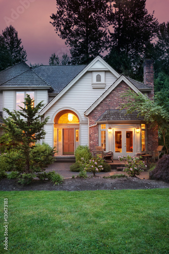 Home lights shine