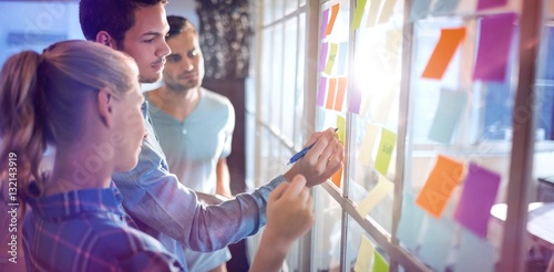 Young creative business people