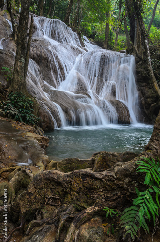 Phatad waterfall, Beautiful waterfall in Deep forest in Thailand.