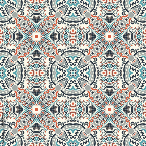 Fototapeta aztec abstract seamless pattern