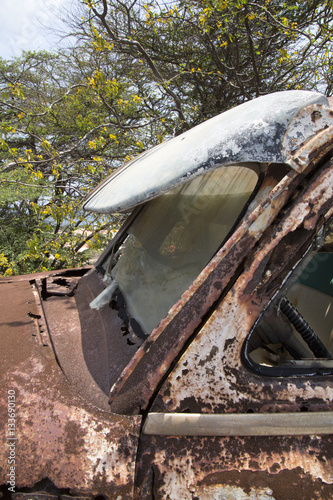 Wunderschöner verrosteter Oldtimer - Frontscheibe