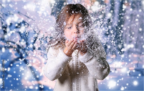 Snow.