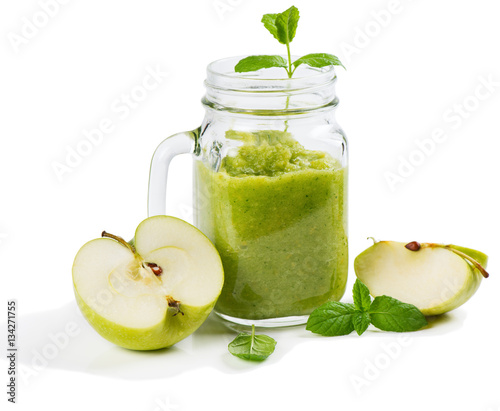 Puree of green apple.
