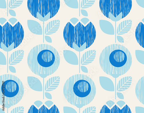 motif-retro-geometrique-sans-couture-avec-des-fleurs
