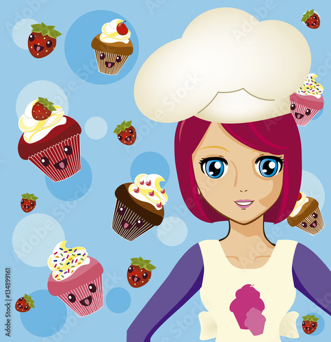 manga girl chef 2