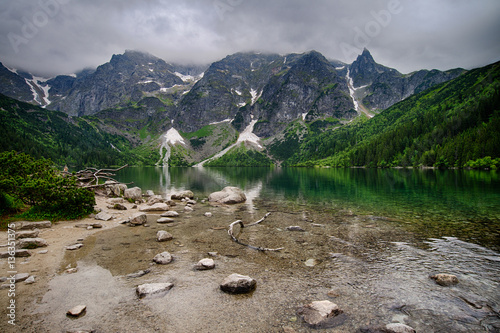 Obraz na płótnie Morskie Oko lake in Poland