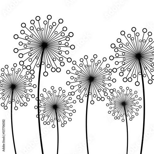 background-with-decorative-flowers-dandelions