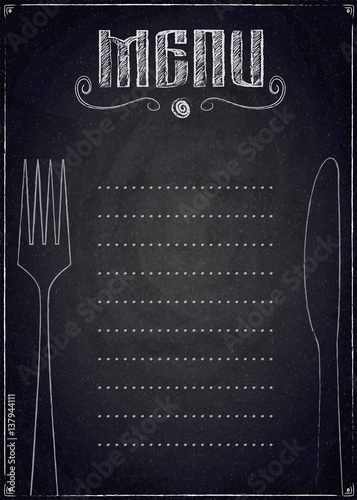 menu-restauracja-na-czarnym-chalkboard-tle