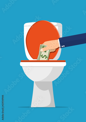 Businessman Hand Putting Dollar Bills In Toilet Photos Ap Businessman Hand Putting Dollar Bills In Toilet