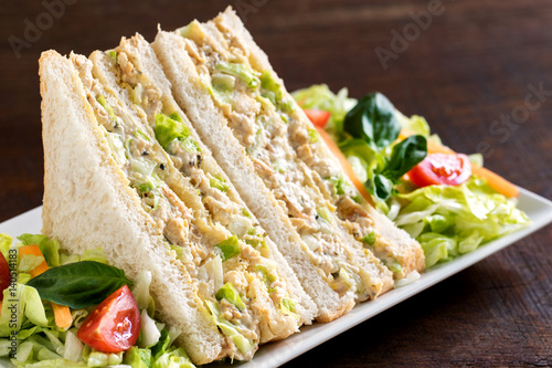 White Bread Chicken And Mayonnaise Sandwich Buy Photos Ap