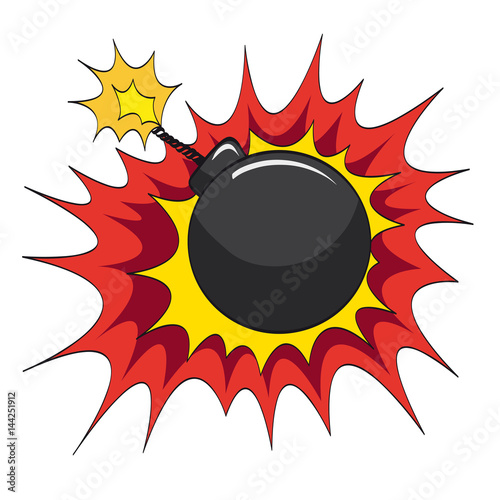 comics boom bomb hand
