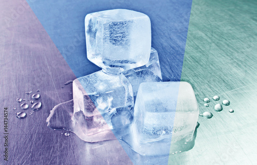 Klare Eiswürfel - Edelstahl