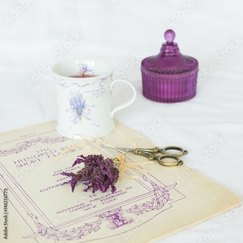  Lavender with tea and music 1