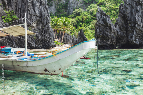 Beautiful tropical scenery in El Nido, Palawan, Philippines
