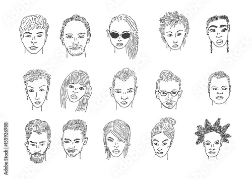 Cartoon Drawings Of Peoples Faces / Just want to meet some cool new