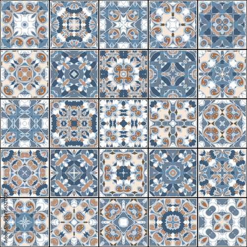 Fototapeta Collection of ceramic tiles