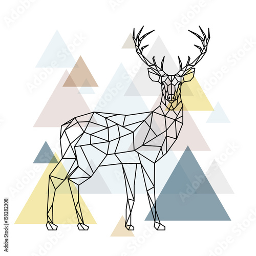jelen-z-figur-geometrycznych-ilustracja-renifera-z-boku-skandynawski-styl