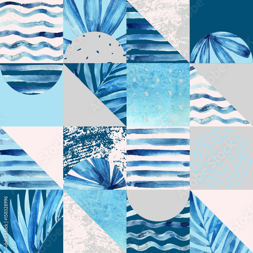 Lacobel Abstract summer seamless pattern.