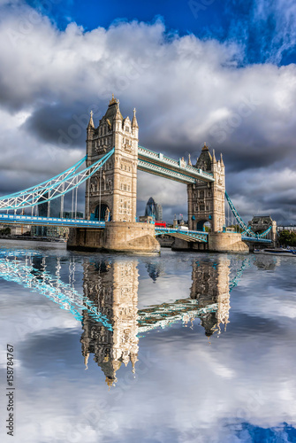  Tower Bridge in London, England, UK