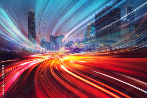 Abstract motion speed lighting background