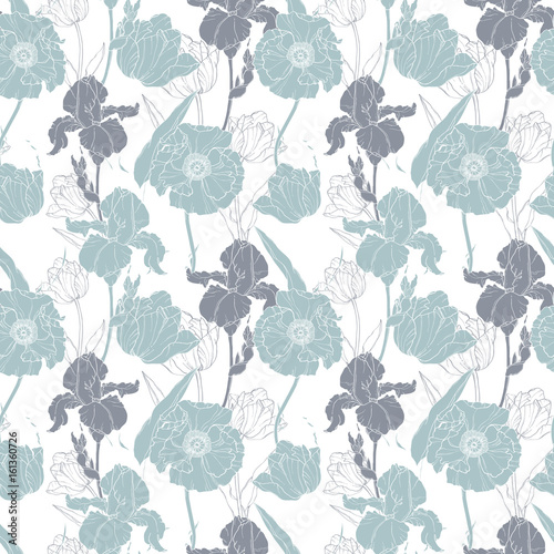 vector-silver-grey-poppies-and-tulips-floral-seamless-repeat-pattern-background-great-for-wedding-or-bridal-shower-decor-invitations-gifts