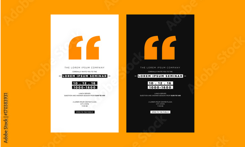 Business Seminar Invitation Design Template With Time Date And Business Seminar Invitation Design Template With Time Date And Venue Details