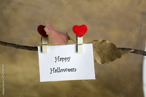 Happy Halloween Or Thanksgiving Greeting Card Happy Halloween Or Thanksgiving Greeting Card