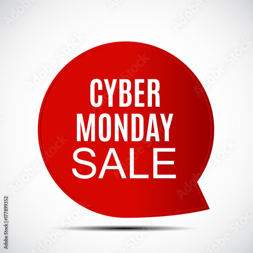 Cyber Monday Sale Deals Design Template Vector Illustration