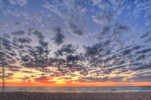 Sunset on a beach in Perth, Australia