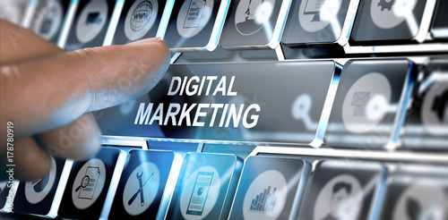Online Digital Marketing Campaign Concept © Olivier Le Moal