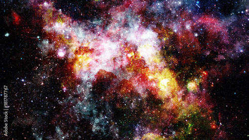 Obraz na płótnie The explosion supernova. Bright Nebula. Elements of this image furnished by NASA