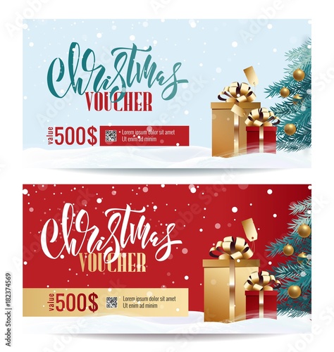 christmas gift voucher coupon discount gift certificate template for merry christmas shopping concept - Shopping Certificate Template christmas gift voucher coupon discount gift certificate template for merry christmas shopping concept - Shopping Certificate Template