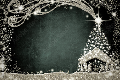 belen-y-tarjeta-de-arbol-de-navidad